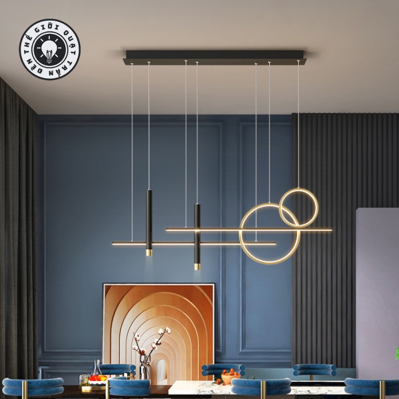 Đèn thả led 3 chế độ sáng 678 hiện đại sang trọng Thegioiquattranden trang trí phòng, bàn ăn (Bảo hành 2 năm)