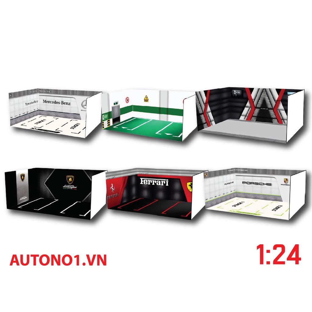 DIORAMA DECOR GARAGE 35X25X15CM 1:24 DR010
