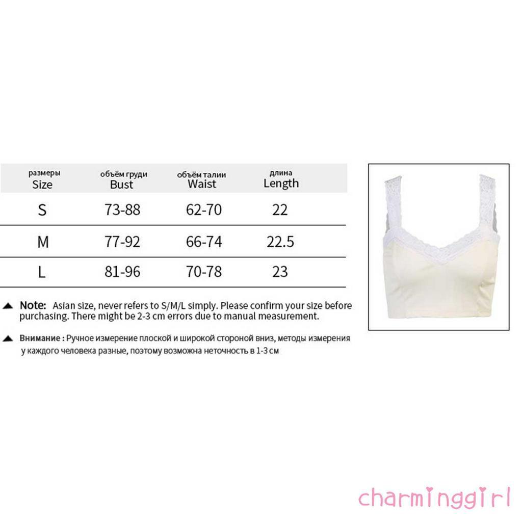 Áo Hai Dây Cổ Chữ V Phối Ren Màu Trơn Kiểu Dáng Quyến Rũ