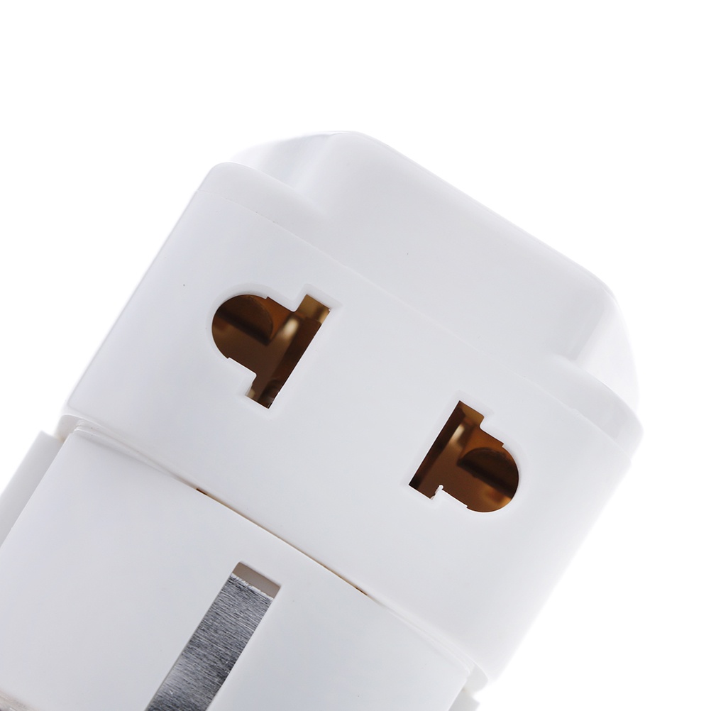 Ổ CắM ChuyểN ĐổI Từ 1 Sang 2 ĐầU 5mm UK / US / EU / AU 2 / 3