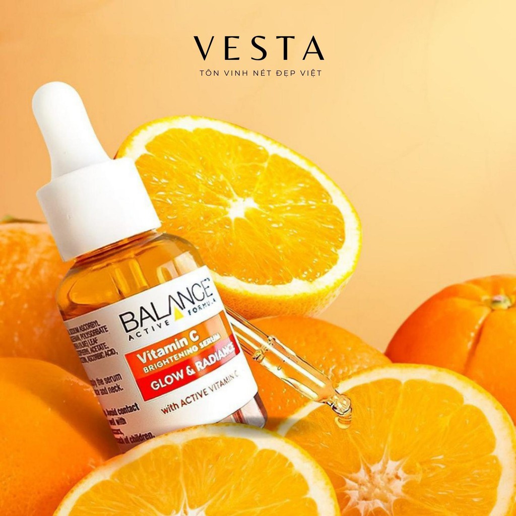 Serum Vitamin C Balance - Tinh Chất Serum Vitamin C Dưỡng Trắng Da Mờ Thâm 30ml