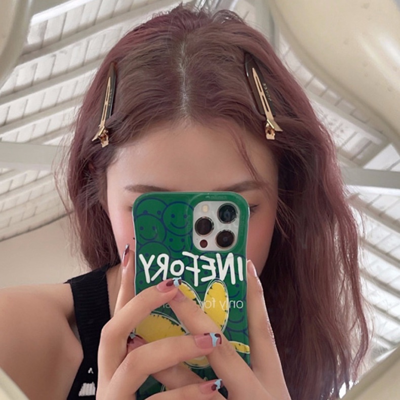 Kẹp Tóc Mỏ Vịt Cố Định Trang Điểm Kiểu Retro Pháp