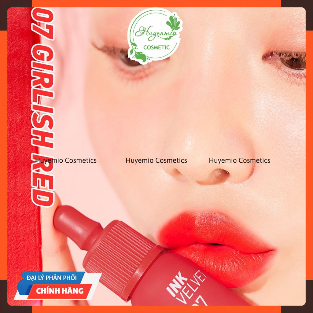 Son Ink / Son kem lì Peripera Ink Velvet Tint bản 2019 [Son Ink Velvet] vỏ đỏ, vỏ hồng | BigBuy360 - bigbuy360.vn