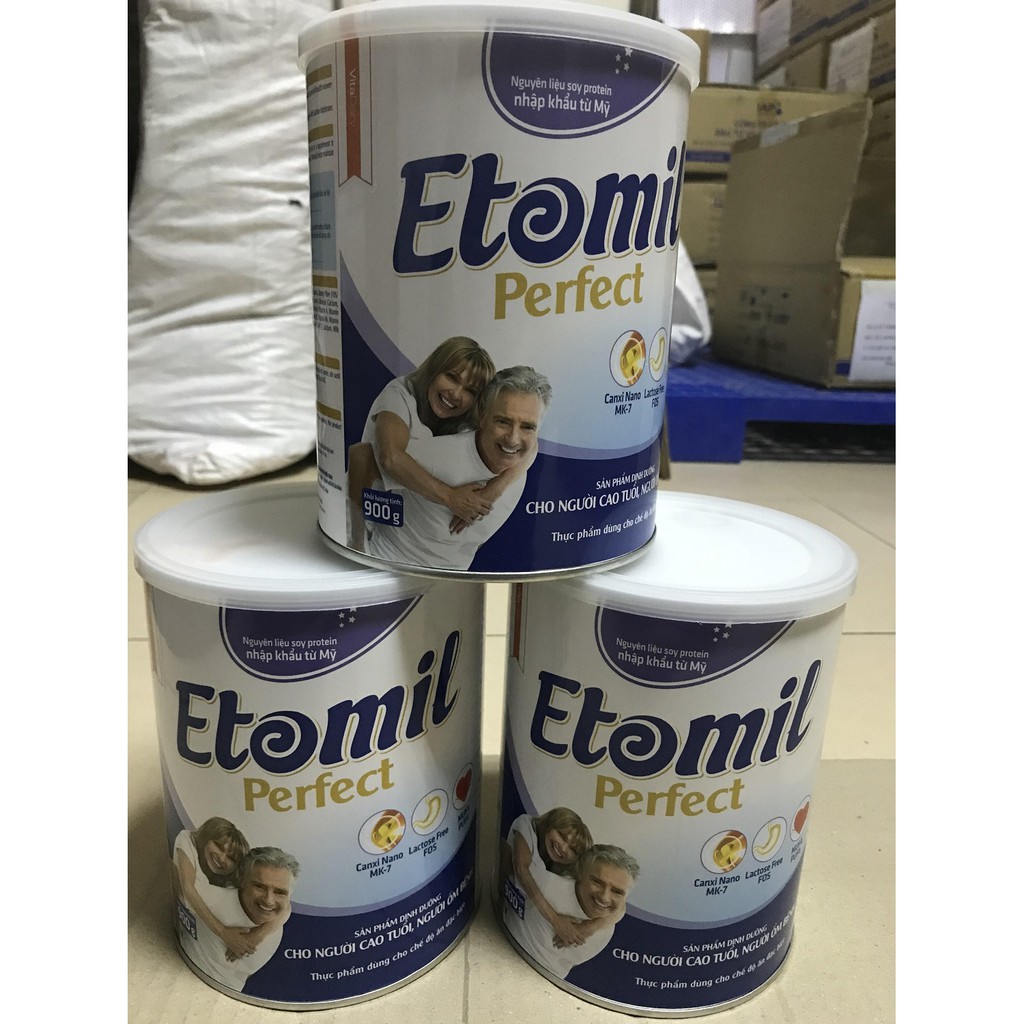 Sữa Etomil perfect 900g- Dinh dưỡng dành cho người lớn tuổi, người ốm bệnh