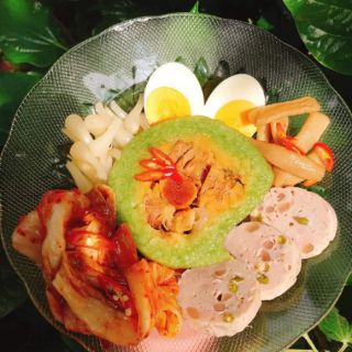 Chả da (bì) ớt xiêm xanh