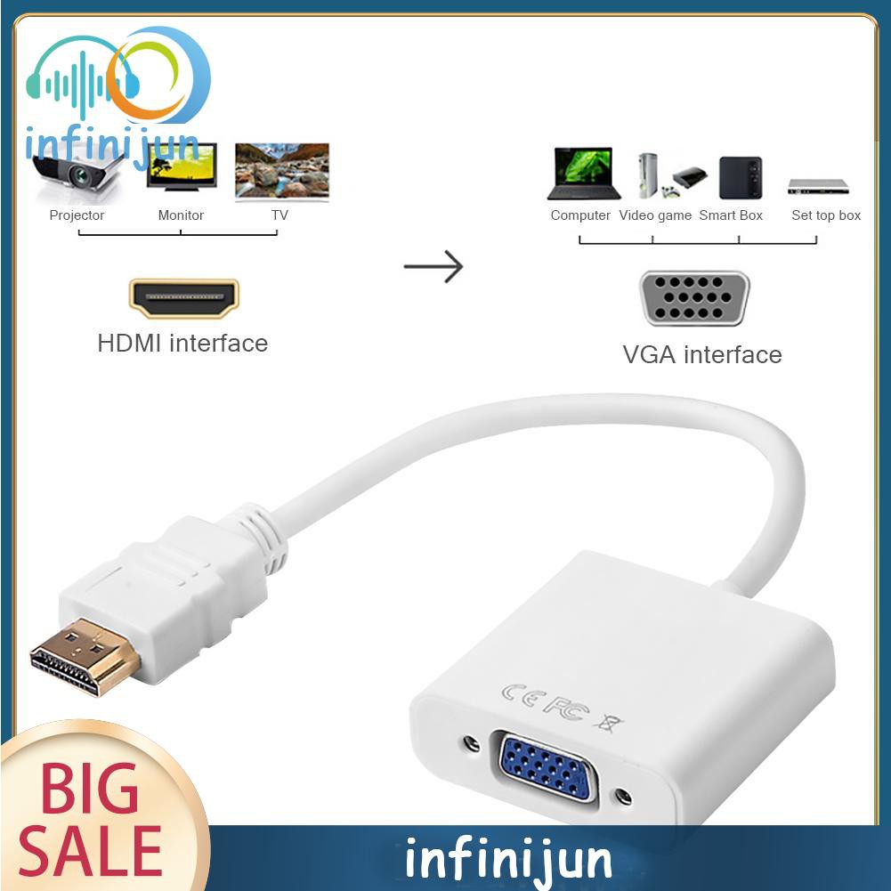 Bộ Chuyển Đổi Hdmi Sang Vga 1080p Hd Male To Female