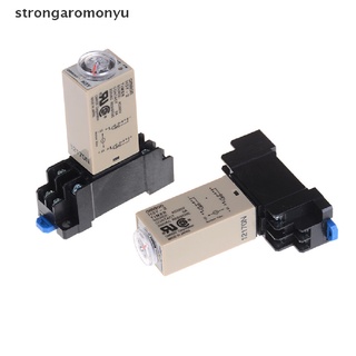 【YU】 220V H3Y-2 Power On Time Relay Delay Timer 0-30s/60s DPDT & Base Socket .