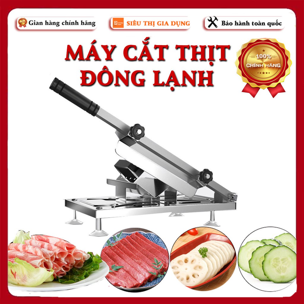 HÀNG CHÍNH HÃNG - Máy thái thịt Đông lạnh, dao cắt thịt, dao cắt thực phẩm đa năng, Bảo hành 12 tháng
