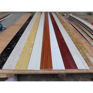 Nẹp chân tường nhựa giả đá 10cm( Giá bán lẻ 119k/cây 3m)