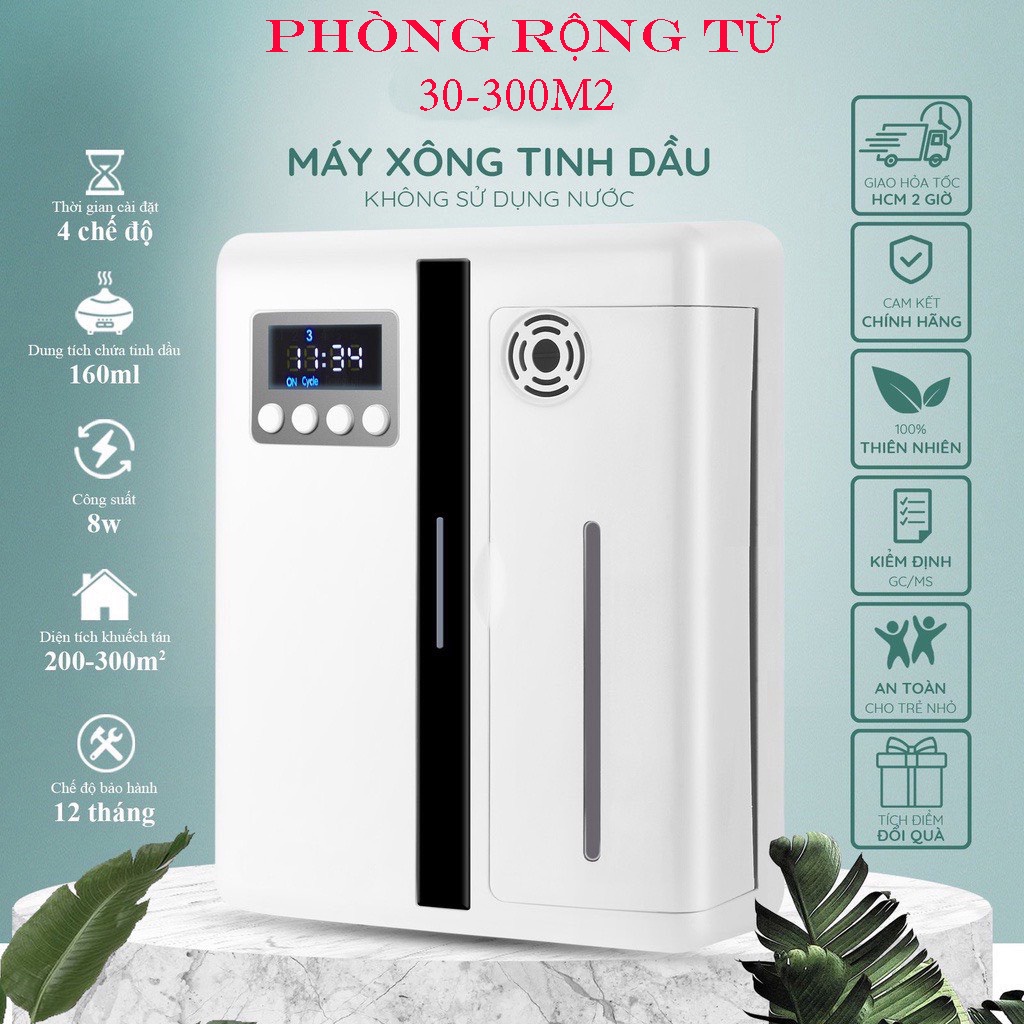 Máy Xông Tinh Dầu Công Nghiệp, Khuếch Tán Phun Sương, Sử Dụng Cho Nhà Hàng, Khách Sạn Diện Tích Lớn (Bảo Hành 12)