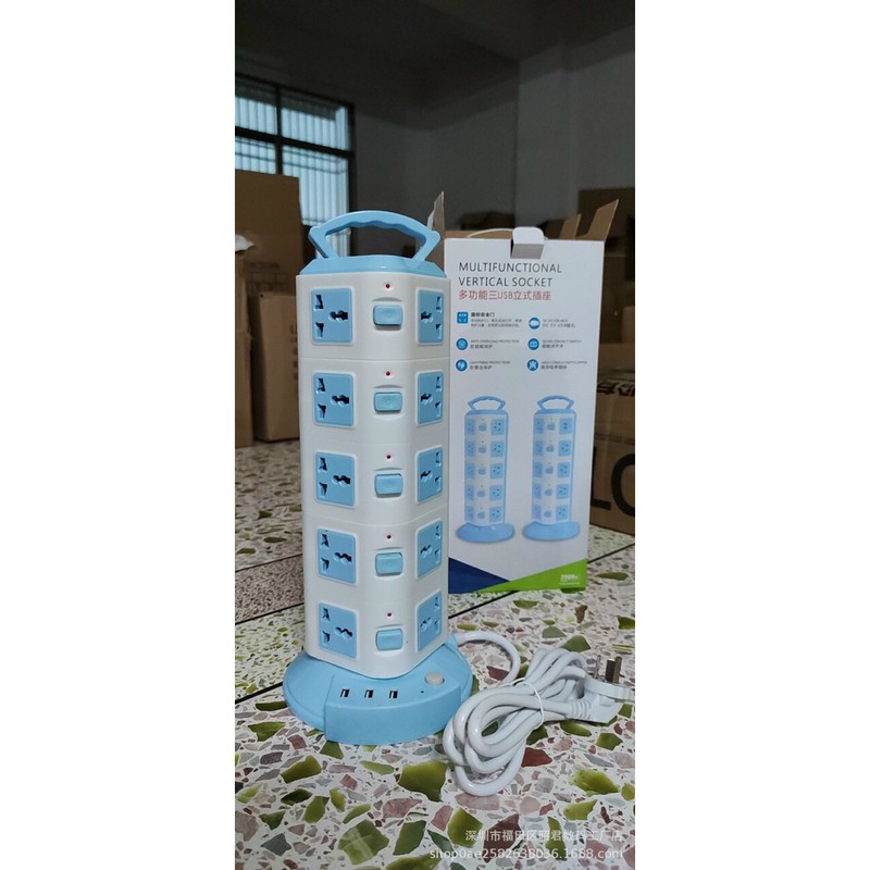 AP647 Ổ ĐIỆN ĐA NĂNG SẠC NHANH TÍC HỢP 3 CỔNG USB CỰC SANG TRỌNG VÀ TIỆN DỤNG