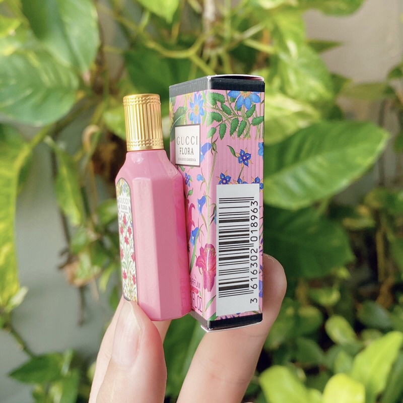 Nước hoa mini GUCCI FLORA GORGEOUS GARDENIA Hồng 5ml