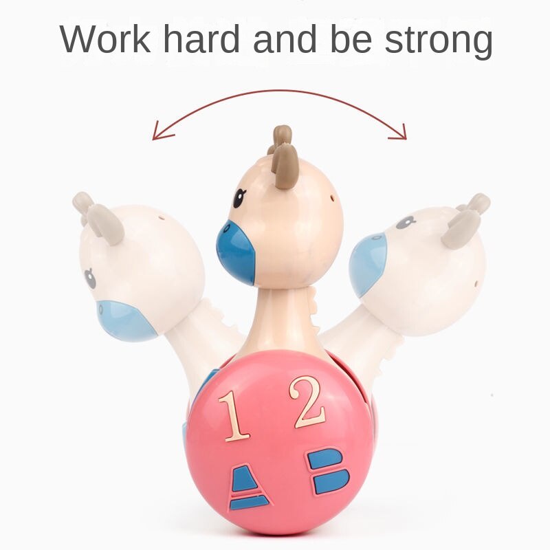 Đồ Chơi Lật Đật Hình Hươu Cao Cổ Dễ Thương Cho Bé