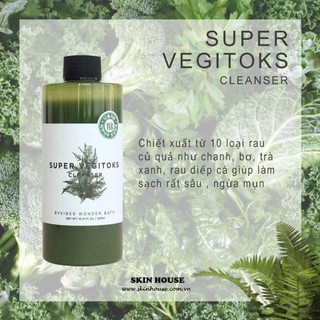 Sữa rửa mặt thải độc Super Vegitoks Cleanser