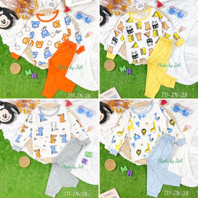 [Bé 7-20kg] Bộ Dài Tay Thunh Lạnh in hình Hàng Chuẩn Loại 1 MINKY MOM cho bé trai bé gái từ 7-20kg