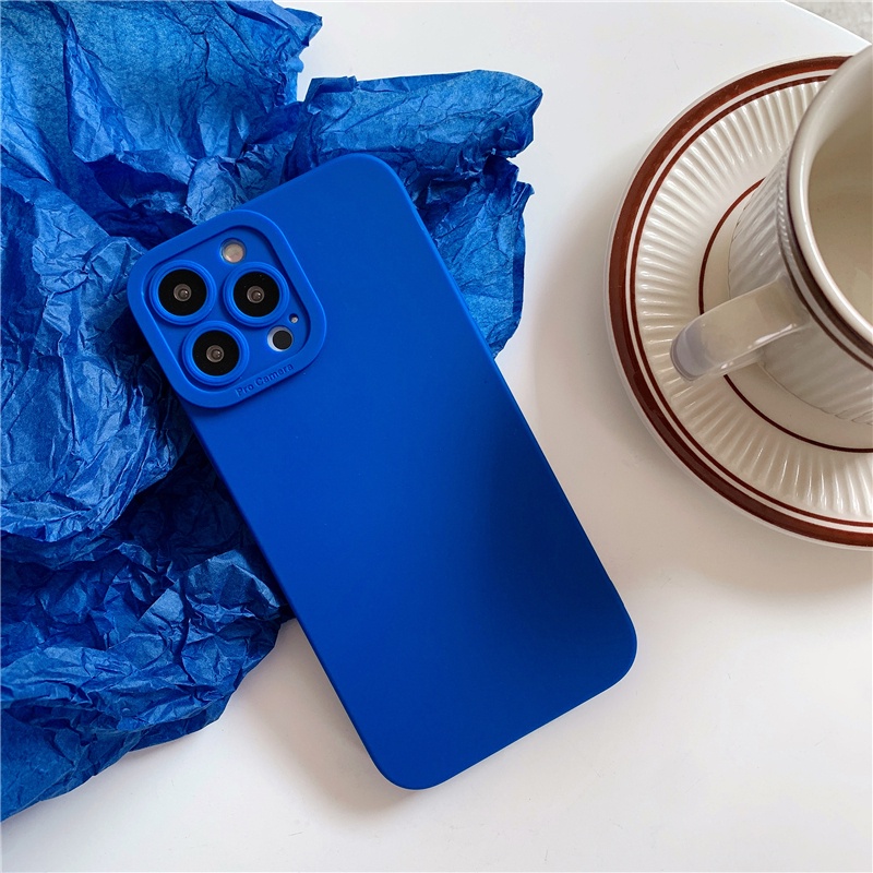 Ốp điện thoại silicon mềm chống dơ rơi rớt lens thích hợp cho IPhone 13 12 11 Pro Promax X Xsmax Xr 6 6S 7 8Plus