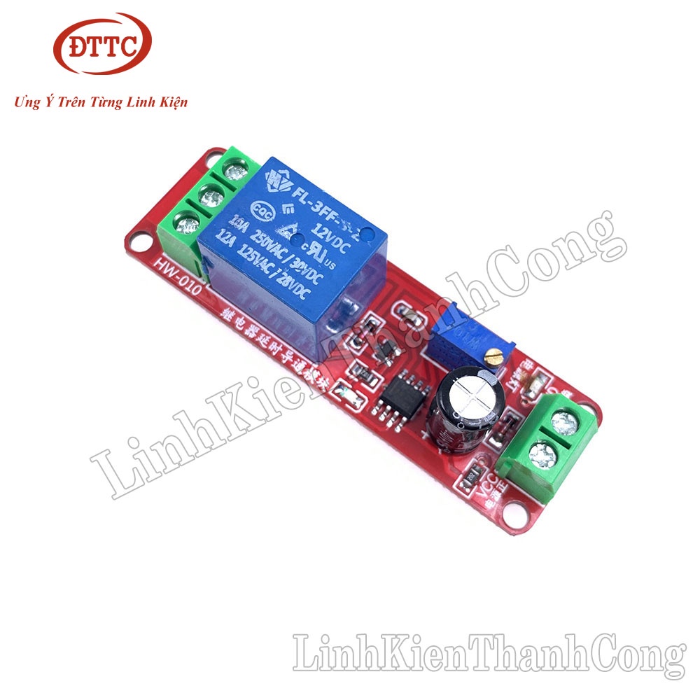 Module Relay Thời Gian Tạo Trễ NE555 - 12V