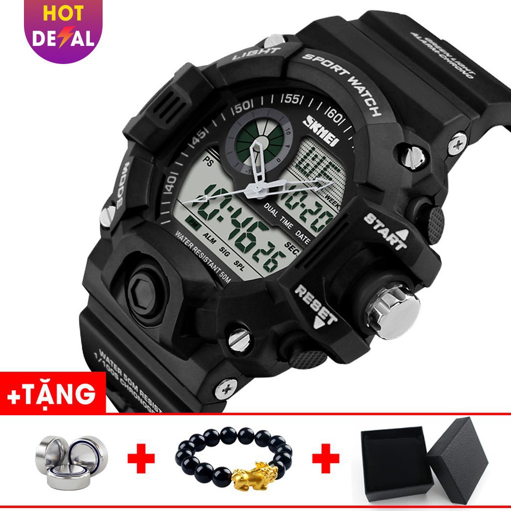 Đồng hồ nam thể thao điện tử đa chức năng Skmei VW017- Vemz Watch