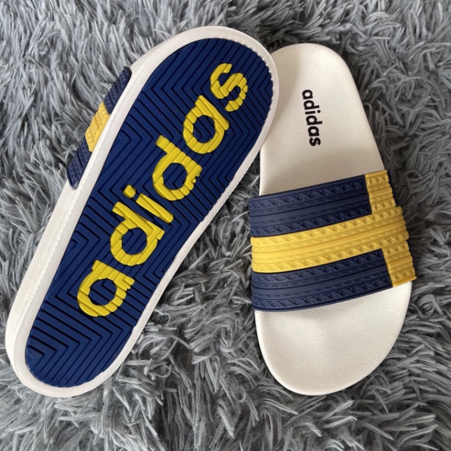 [FREE SHIP] Dép Thể Thao Nam Nữ Adidas,Chất Liệu Cao Su Đế 2 Lớp Có Chữ Chính Hãng Video + Ảnh Thật