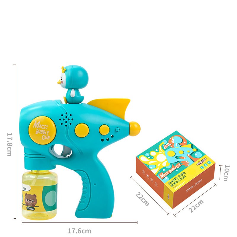 Súng bắn bong bóng xà phòng 5 nòng cỡ bự (tặng kèm pin)