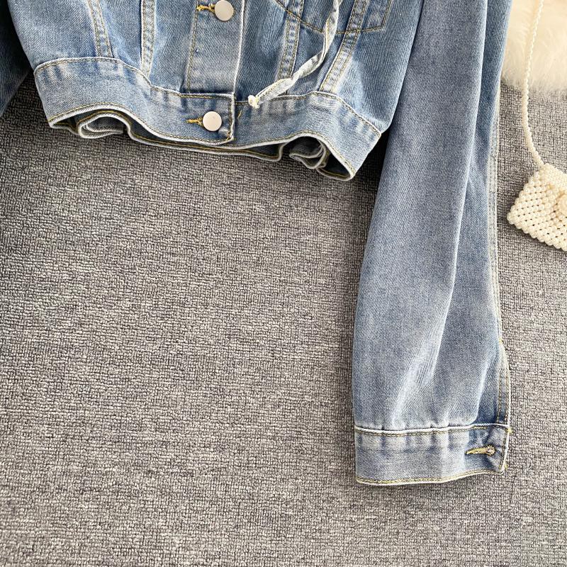 ÁO KHOÁC BÒ JEANS CÓ MŨ