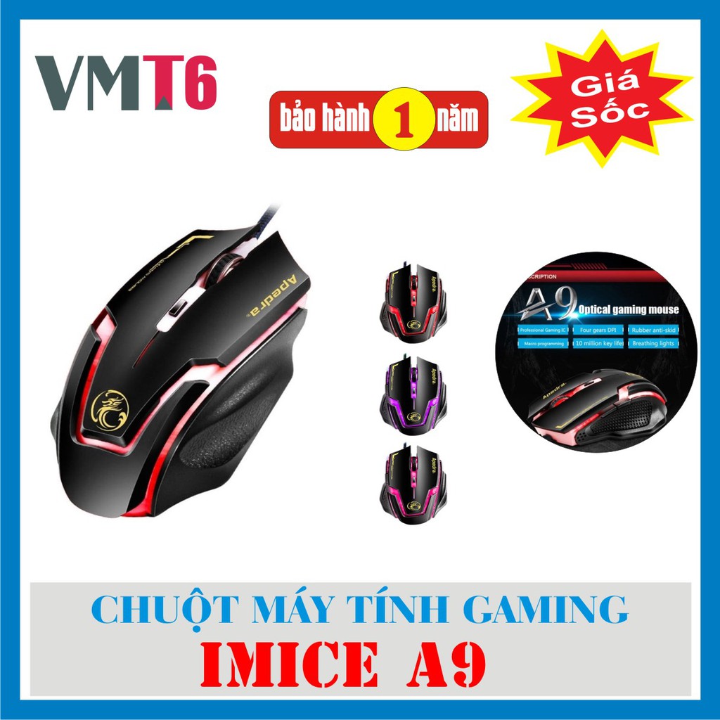 Chuột có dây chuyên game Gaming Apedra A9