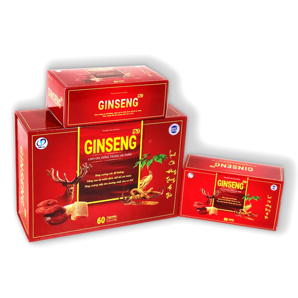 Ginseng TĐ - Nhân Sâm, Linh chi, Đông trùng hạ thảo - Tăng cường miễn dịch