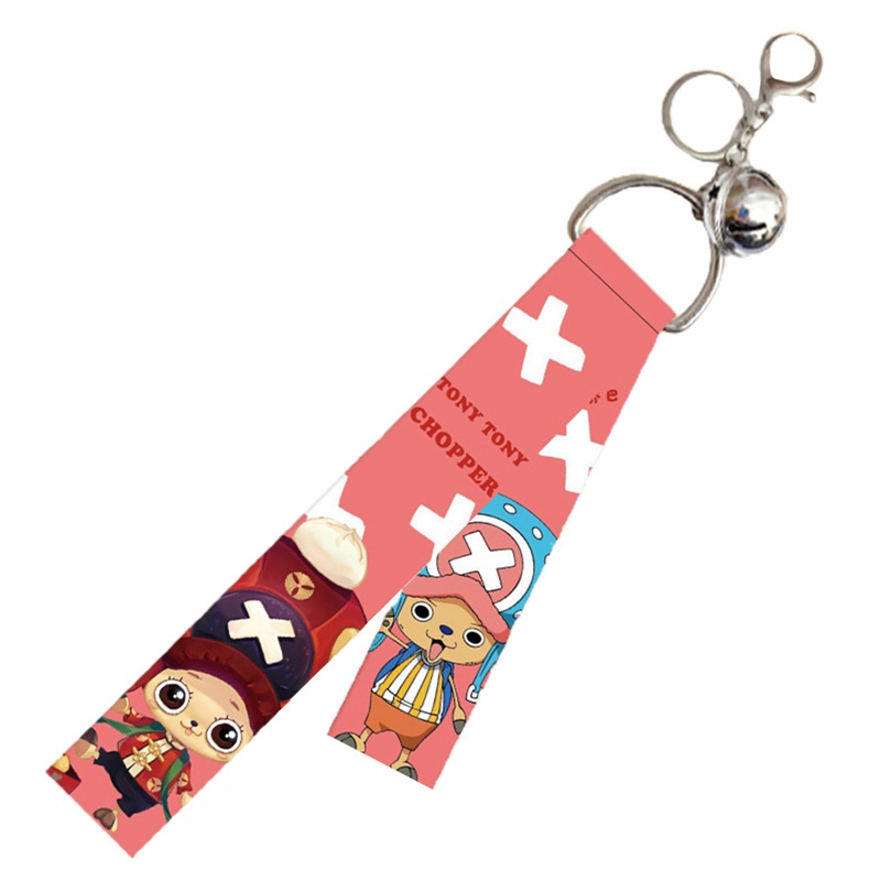 flowersqueen Móc khóa hình nhân vật Luffy trong phim hoạt hình One Piece