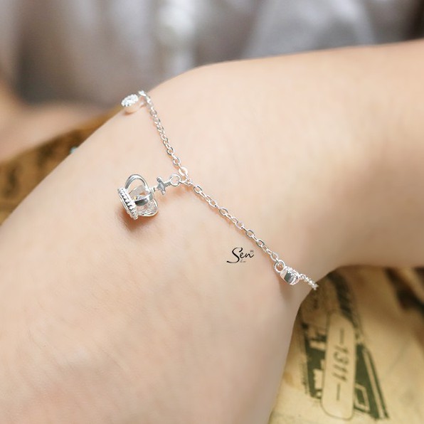 Lắc tay King treo bạc 925 Senyda Jewelry LT070