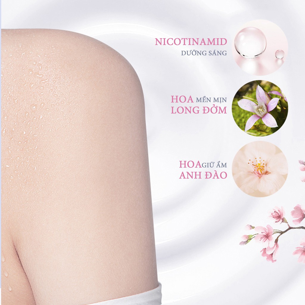 LOTION HOA ANH ĐÀO DẠNG XỊT SOONPURE 190g SC59