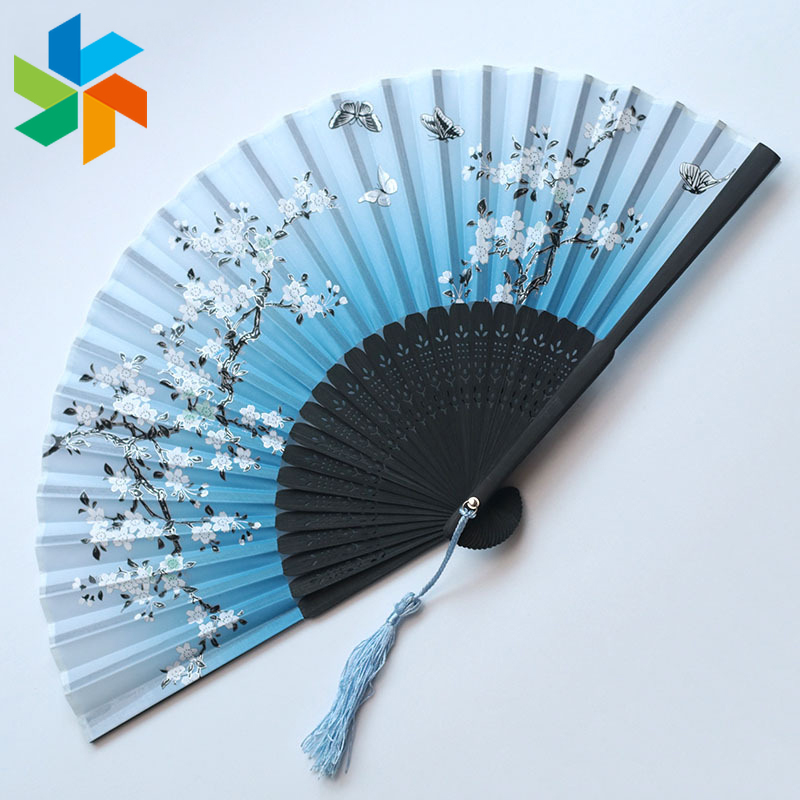 Quạt xếp phong cách Trung Hoa cổ điển thời trang 17.78cm