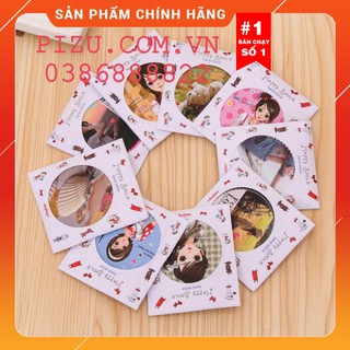Gương trang điểm mini cầm tay Hàn Quốc siêu cute - đồ vật cần có trong túi
