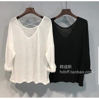 áo trễ vai cotton giấy