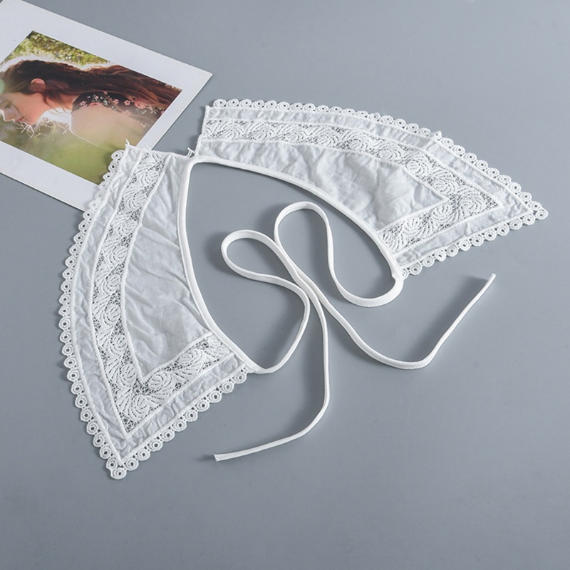 Cổ Áo Giả Thêu Hoa Có Thể Tháo Rời