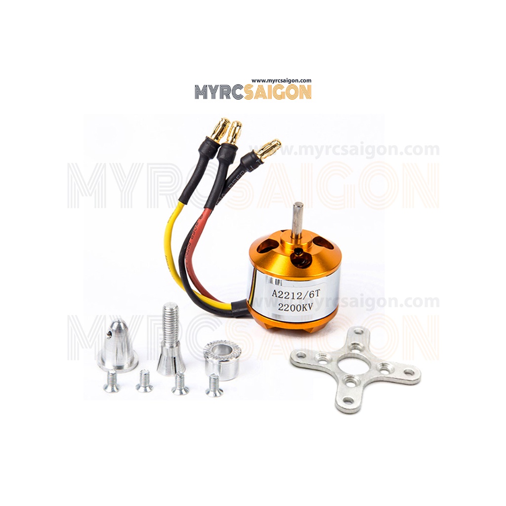 Động cơ Brushless XXD A2212 - 930KV | 1000KV | 1400KV | 2450KV | 2700KV