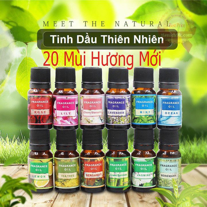 Tinh dầu thiên nhiên 10ml thơm phòng đuổi muỗi dùng cho máy xông phun sương