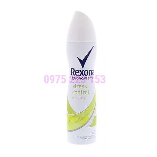 Xịt khử mùi Rexona MotionSense Stress Control 48h 150ml