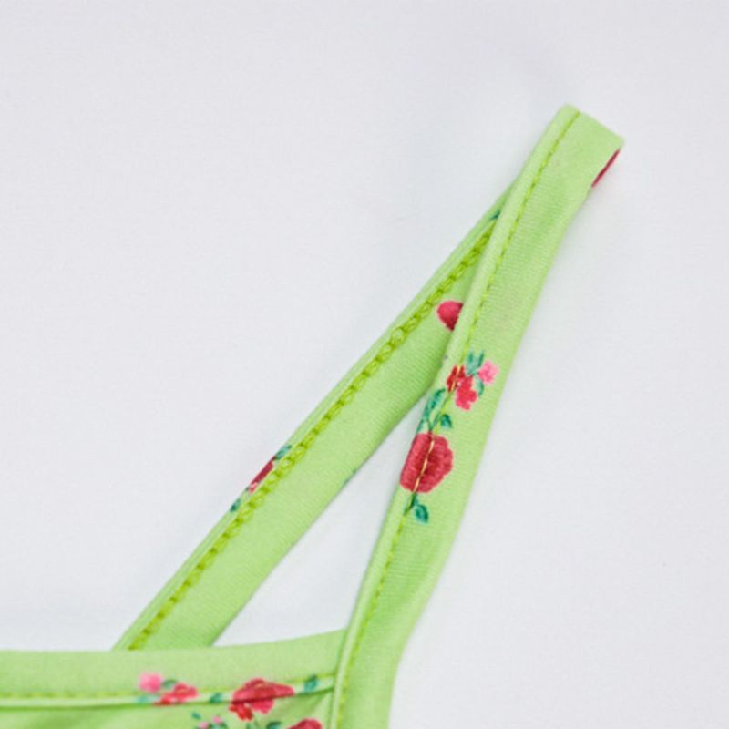 Áo Croptop Hai Dây Họa Tiết Hoa Xinh Xắn Nhiều Màu Sắc