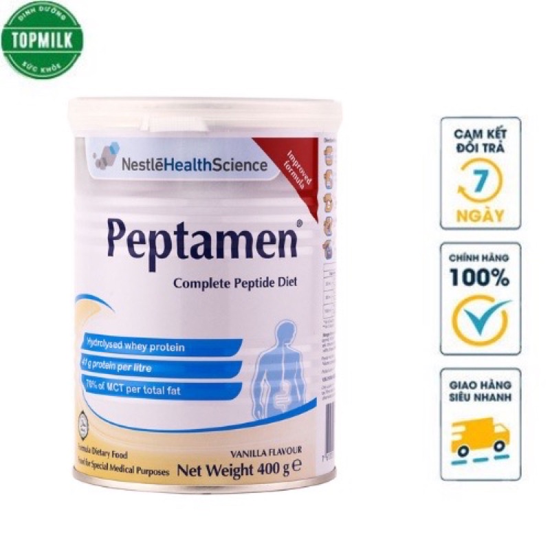 sữa Pettamen hộp 400gam dành cho người kém hấp thu