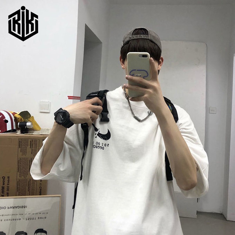 Áo thun/ Áo thun tay lỡ SDT unisex dáng rộng dưới 75kg | BigBuy360 - bigbuy360.vn