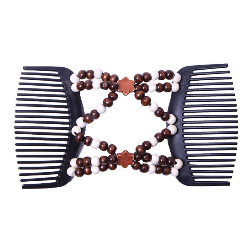 LILY Magic Comb Floral EZ Updo Women Stretchy Double Hair Beauty Beaded Girls Ha