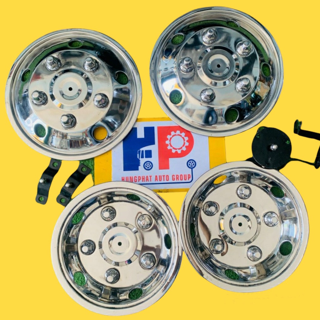 Chụp Mâm Inox Cho Xe Tải XE Ô TÔ, XE HƠI   K200/ H150/ H100