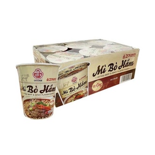 Mì ly bò hầm ottogi 62g