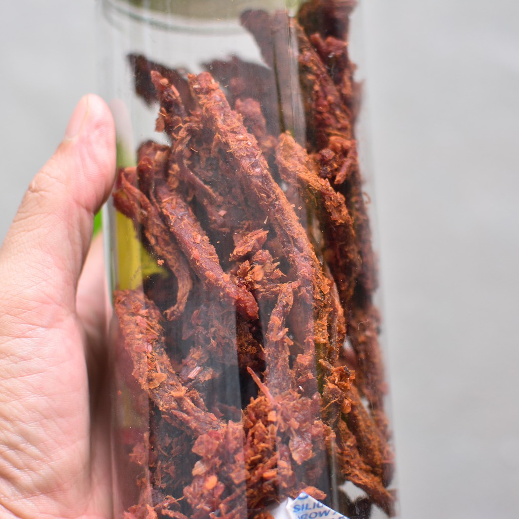 Khô bò que loại ngon, hủ pet 300g - Đồ ăn vặt Nhà Gấu | BigBuy360 - bigbuy360.vn