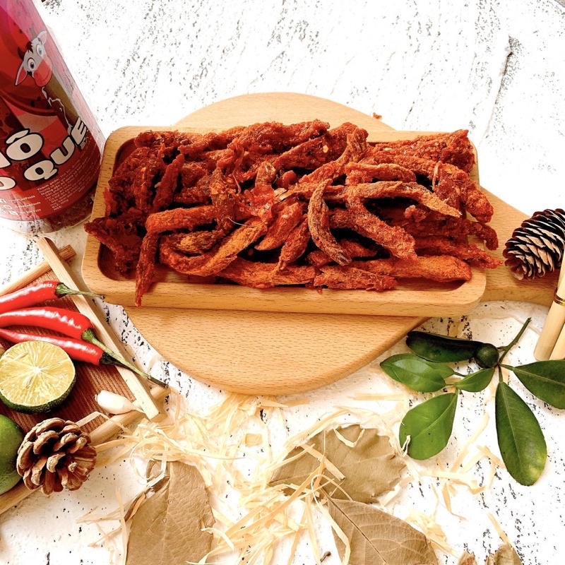Khô Bò Que❤️Siêu Chất Lượng❤️Thơm Ngon Đậm Vị hũ 200g_Đồ ăn vặt CemLy Hà Nội | BigBuy360 - bigbuy360.vn
