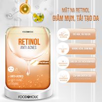 Mặt Nạ Foodaholic Retinol   Foodaholic Retinol Anti Acnes Mask Giảm Mụn, Tái Tạo Da 23ml