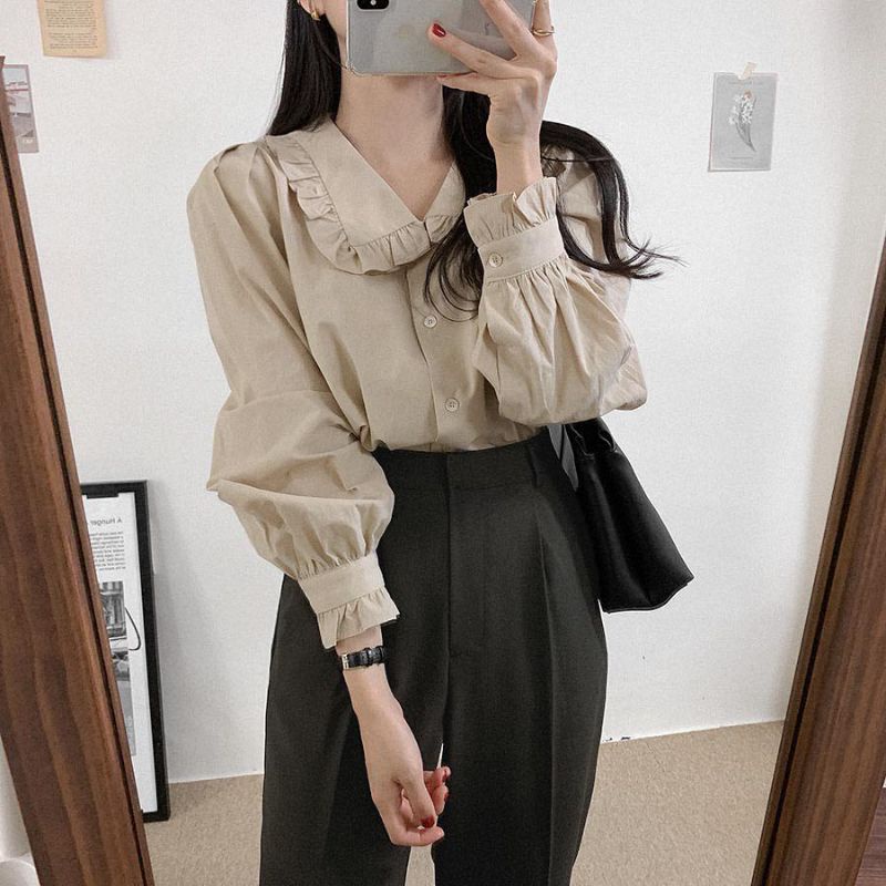Minha BLOUSE - Áo thun nữ - KOREAN STYLE - BLOUSE KOREAN STYLE -