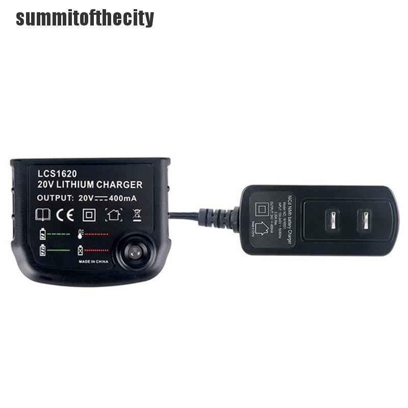 Bộ Sạc 20V Lithium LCS1620 Màu Đen + Có Thể Sạc Lại / STANLEY LBXR20