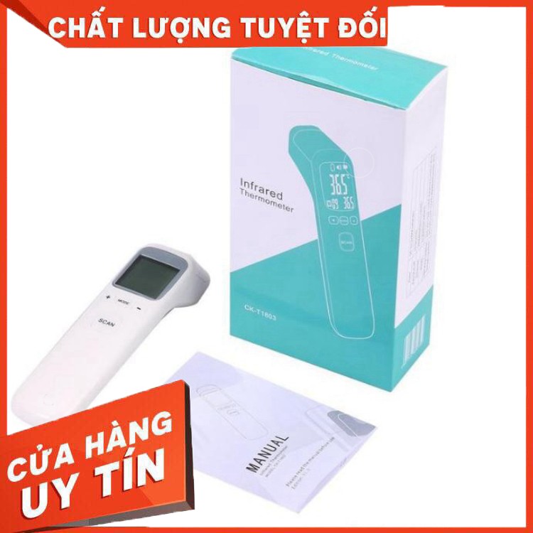 [HÀNG SẴN TẠI KHO] [HÀNG CHÍNH HÃNG Nhiệt kế điện tử hồng ngoại đa năng đo trán CK1502, CK1803 LỖI 1 ĐỔI 1