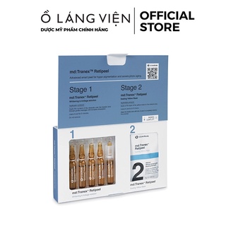 Peel da tại nhà căng, bóng, sáng khoẻ da an toàn Md:CEUTICALS md:Tranex Retipeel 1 ống x 1 mask